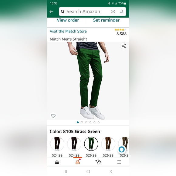 MATCH mens green pants☘️ - Picture 8 of 8